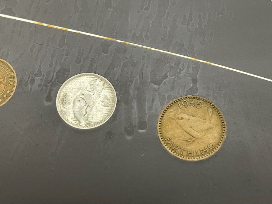 Vintage Couroc Of Monterey Coin Themed Tray 18 X 12.5 [Photo 7]