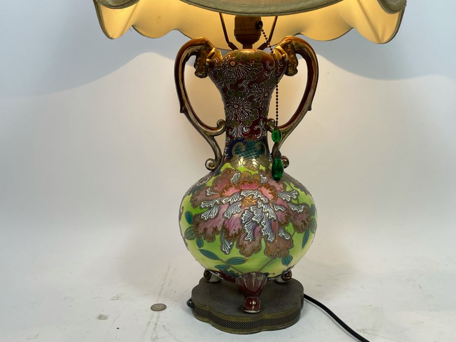 Stunning Vintage Asian Table Lamp 27H [Photo 4]