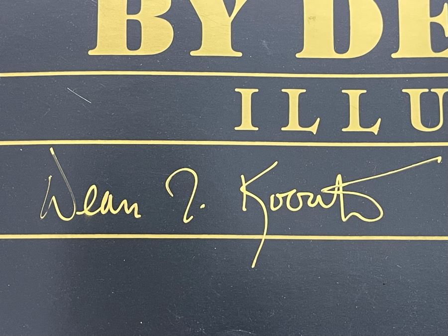 Hand Signed Dean R. Koontz Poster Promoting His Book Twilight Eyes With Illustrations By Phil Parks 20.5 X 18 [Photo 3]