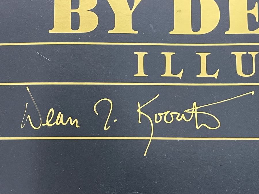 Hand Signed Dean R. Koontz Poster Promoting His Book Twilight Eyes With Illustrations By Phil Parks 20.5 X 18 [Photo 4]