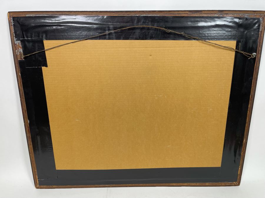 Vintage Etching Titled 'The Mitherless Bairn' 22 X 16 Framed 32 X 26 [Photo 18]