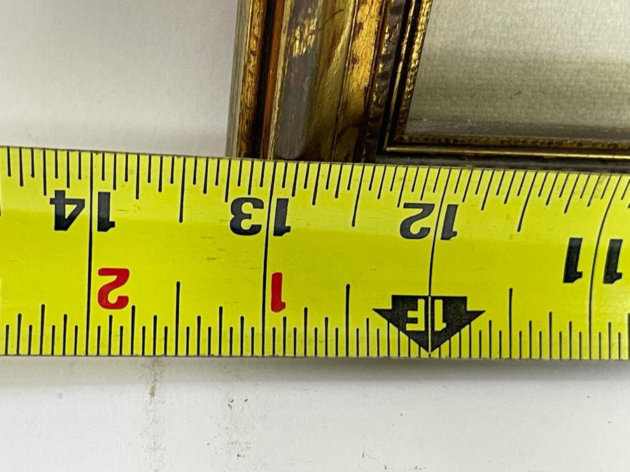 Antique 1901 Engraving Titled 'Mrs. Mary Robinson' ('Peridita') Hand Signed By Samuel Arlent Edwards 6.5 X 15 Framed 13 X 22 [Photo 15]