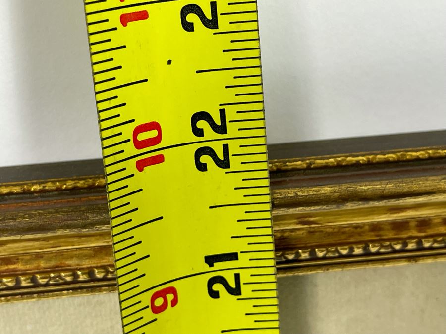 Antique 1901 Engraving Titled 'Mrs. Mary Robinson' ('Peridita') Hand Signed By Samuel Arlent Edwards 6.5 X 15 Framed 13 X 22 [Photo 16]