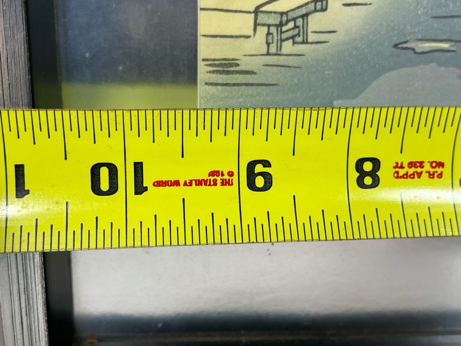 Japanese Woodblock Print By Tangyu Asada 9.5 X 14.5 Framed 13.5 X 18.5 [Photo 7]