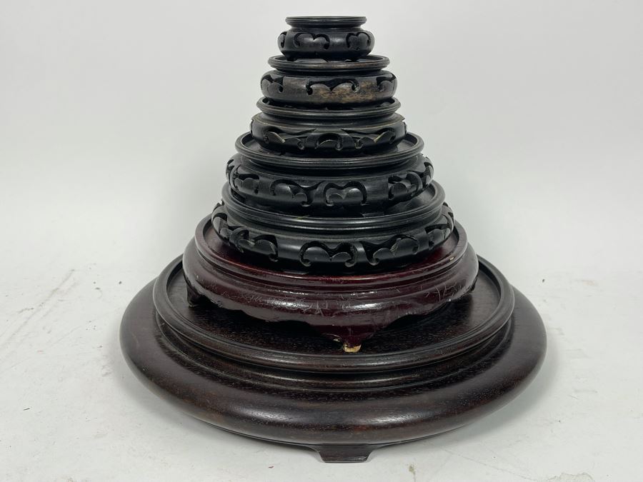 Chinese Wooden Stands From 2' - 9.5' [Photo 2]
