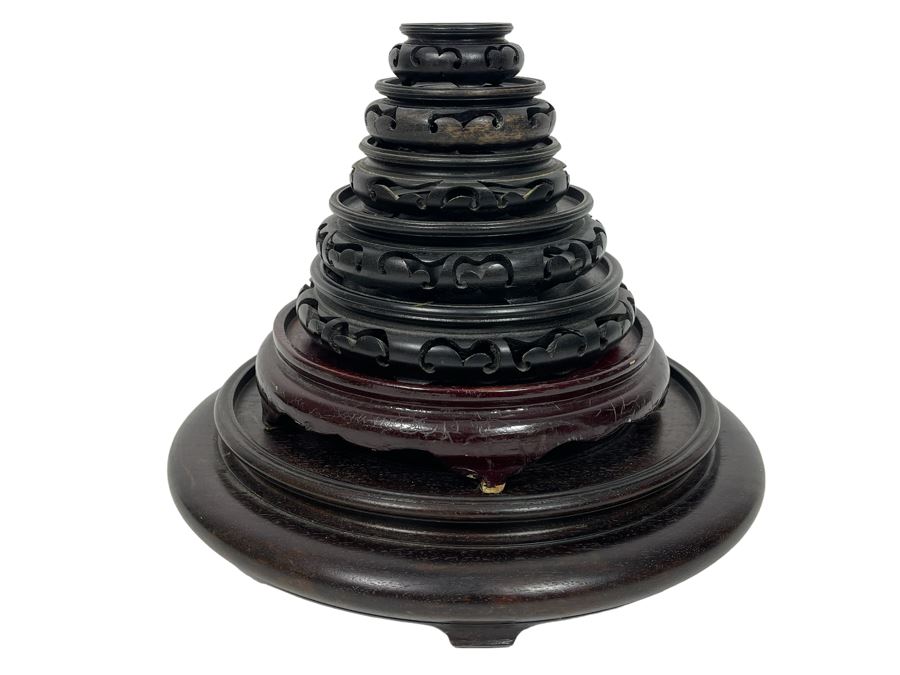Chinese Wooden Stands From 2' - 9.5' [Photo 1]