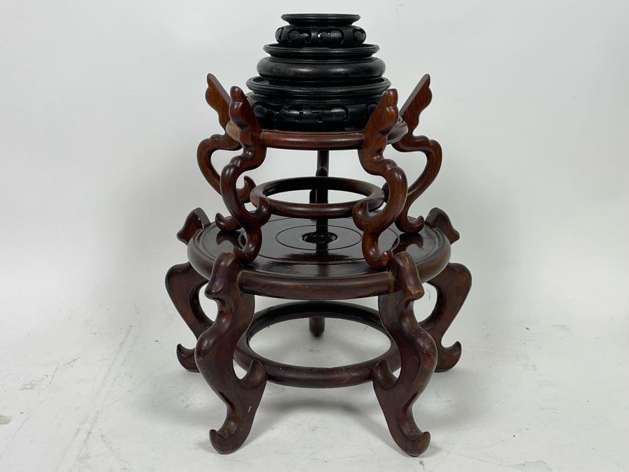 Chinese Wooden Stands From 2.5' - 9' [Photo 2]