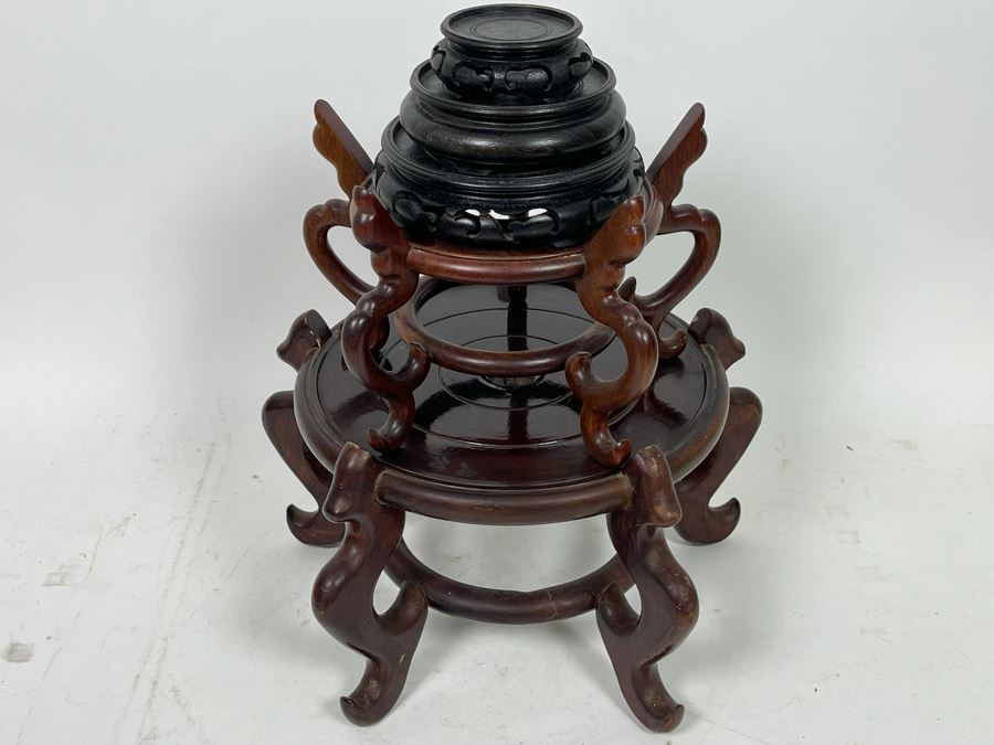 Chinese Wooden Stands From 2.5' - 9' [Photo 5]