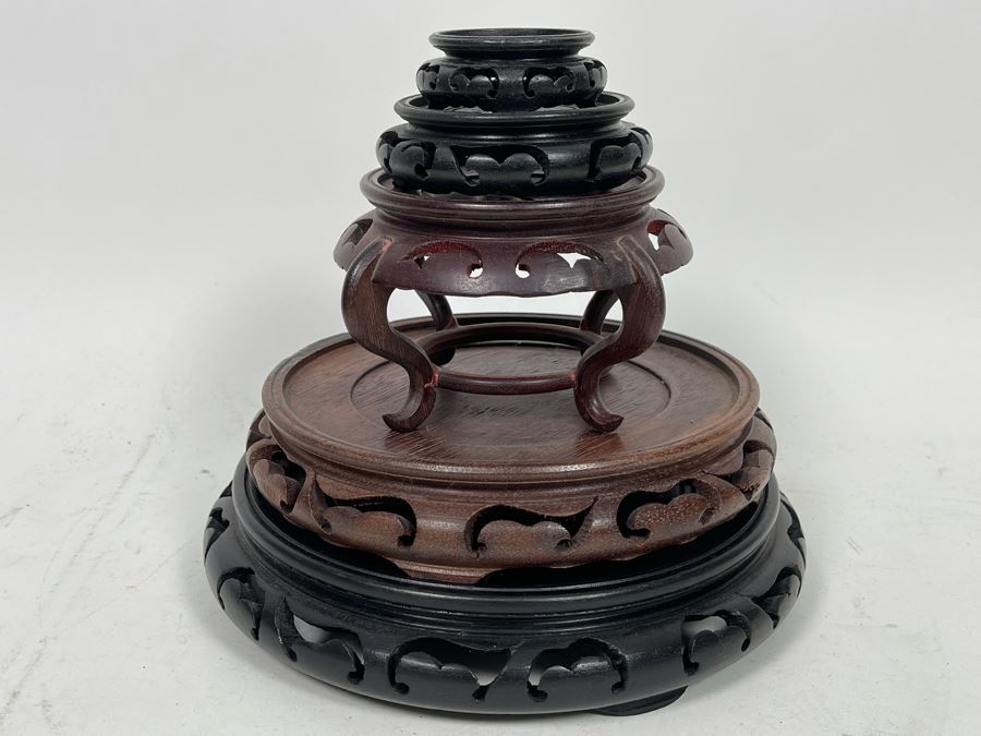 Chinese Wooden Stands From 2.5' - 8' [Photo 3]