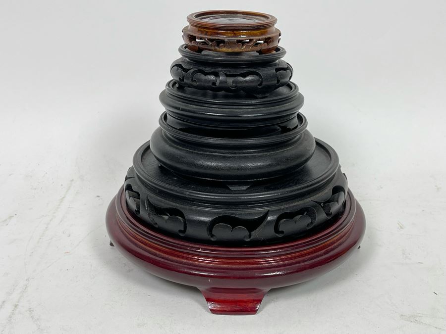 Chinese Wooden Stands From 2.5' - 7.5' [Photo 2]