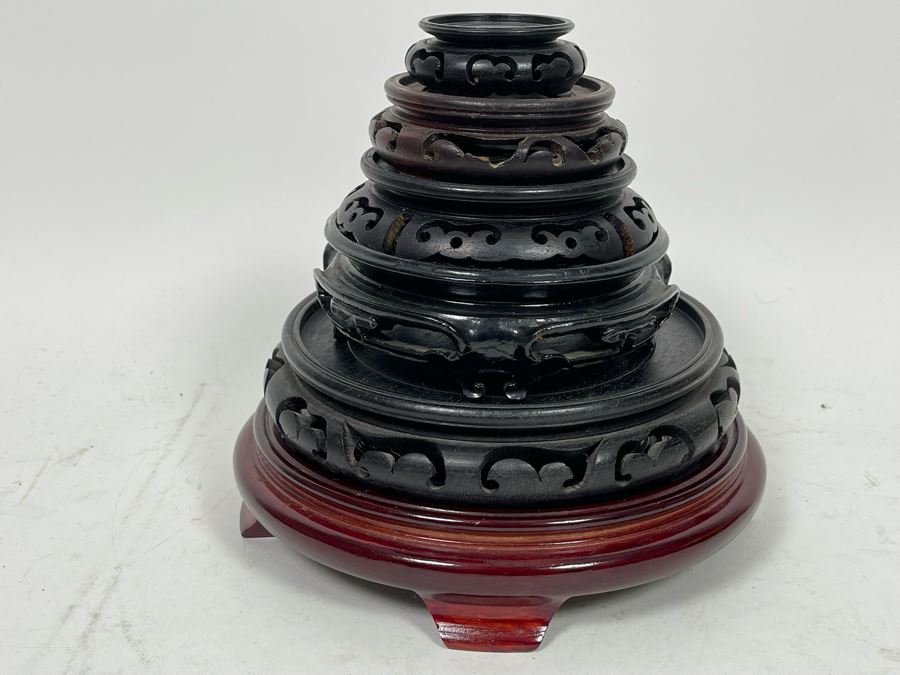 Chinese Wooden Stands From 2' - 7.5' [Photo 2]