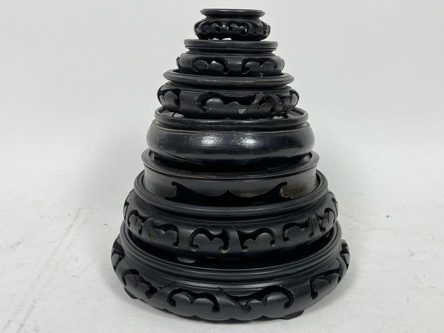 Chinese Wooden Stands From 2' - 7' [Photo 2]