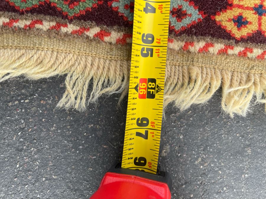 Impressive Hand Knotted Colorful Wool Tribal Geometric Persian Area Rug 98 X 65.5 [Photo 10]