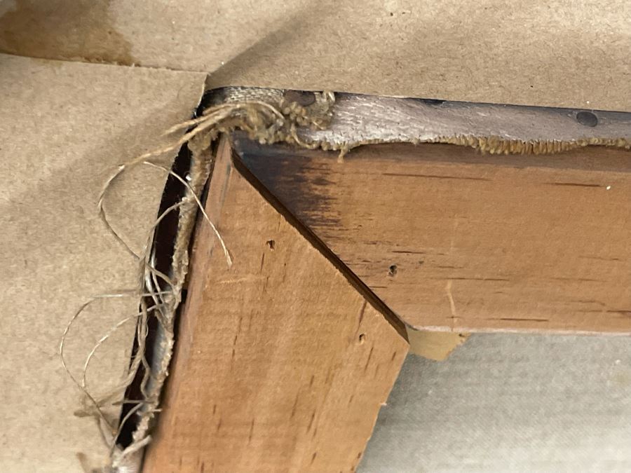 Original Painting By Antonio M. Amaya, Madrid Spain Based On 'The Fable Of Arachne, or The Spinners' By Diego Velazquez 55 X 43 Framed 65 X 52 [Photo 19]