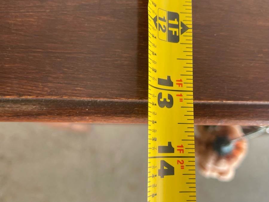 Wooden Sewing Cabinet With Supplies 17W X 13D X 27H [Photo 9]