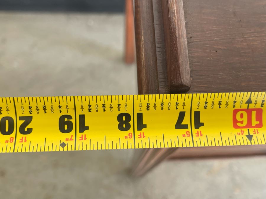 Wooden Sewing Cabinet With Supplies 17W X 13D X 27H [Photo 8]