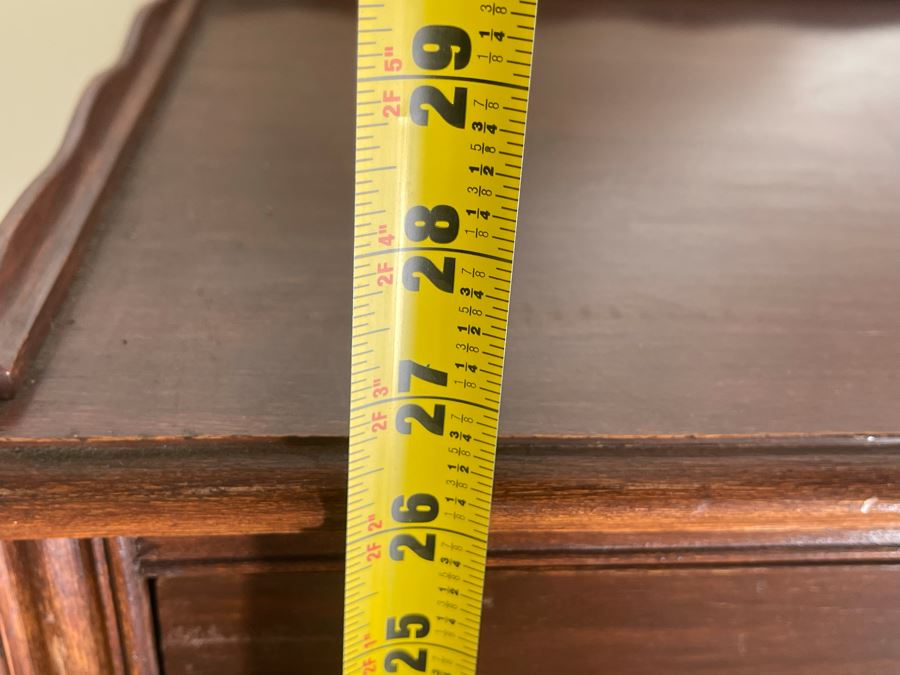 Wooden Sewing Cabinet With Supplies 17W X 13D X 27H [Photo 10]