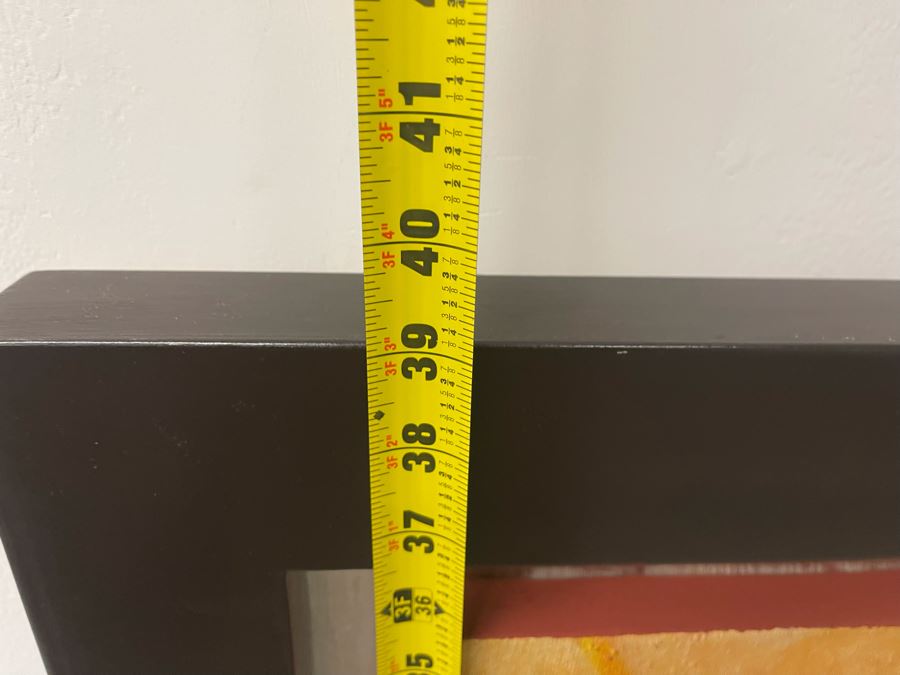 Large Abstract Artwork On Canvas Framed 59 X 39 [Photo 11]