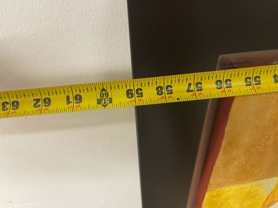 Large Abstract Artwork On Canvas Framed 59 X 39 [Photo 10]