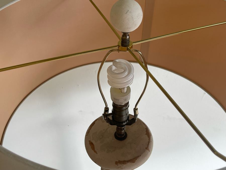 Painted Wooden Floor Lamp 63H [Photo 6]