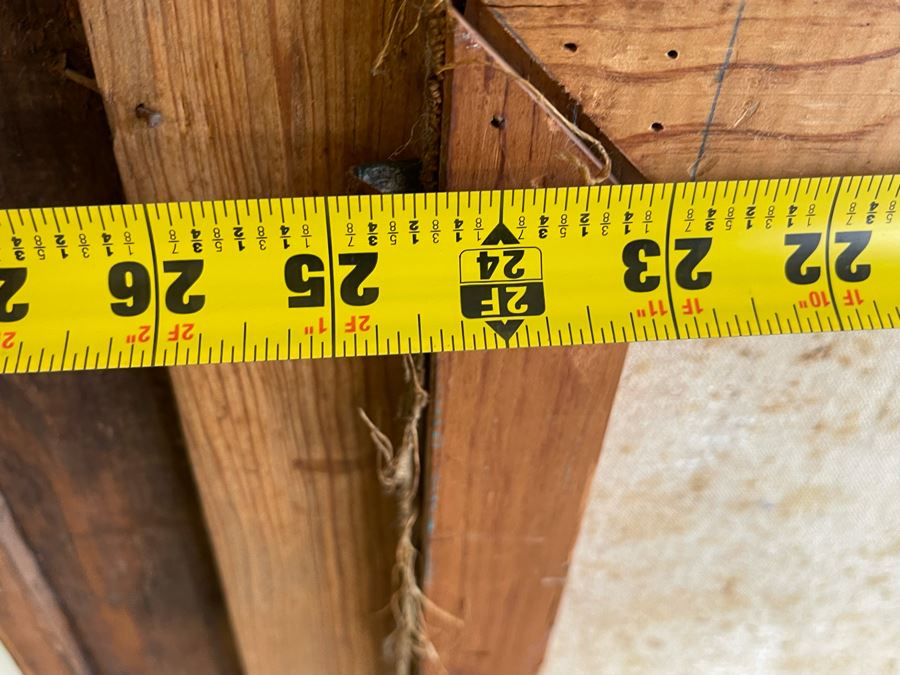 Original Still Life Painting On Canvas 24 X 32 Framed 33.5 X 41.5 Artist Unknown [Photo 8]