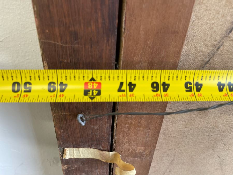 Original Still Life Painting On Canvas 47 X 24 Framed 52 X 28 [Photo 10]