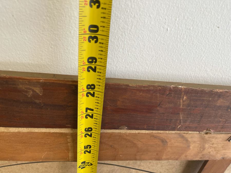 Original Still Life Painting On Canvas 47 X 24 Framed 52 X 28 [Photo 13]