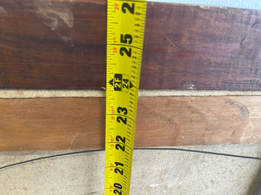 Original Still Life Painting On Canvas 47 X 24 Framed 52 X 28 [Photo 11]