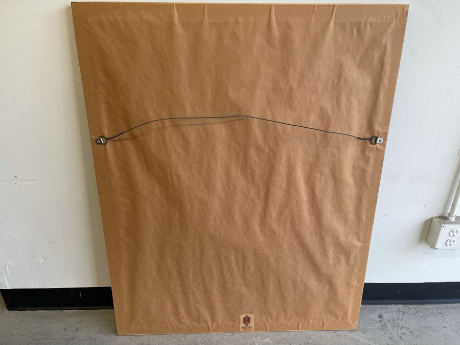 Original Watercolor Painting By Toni Linowitz Titled 'Green Street' 22 X 31 Framed 33 X 42 [Photo 12]