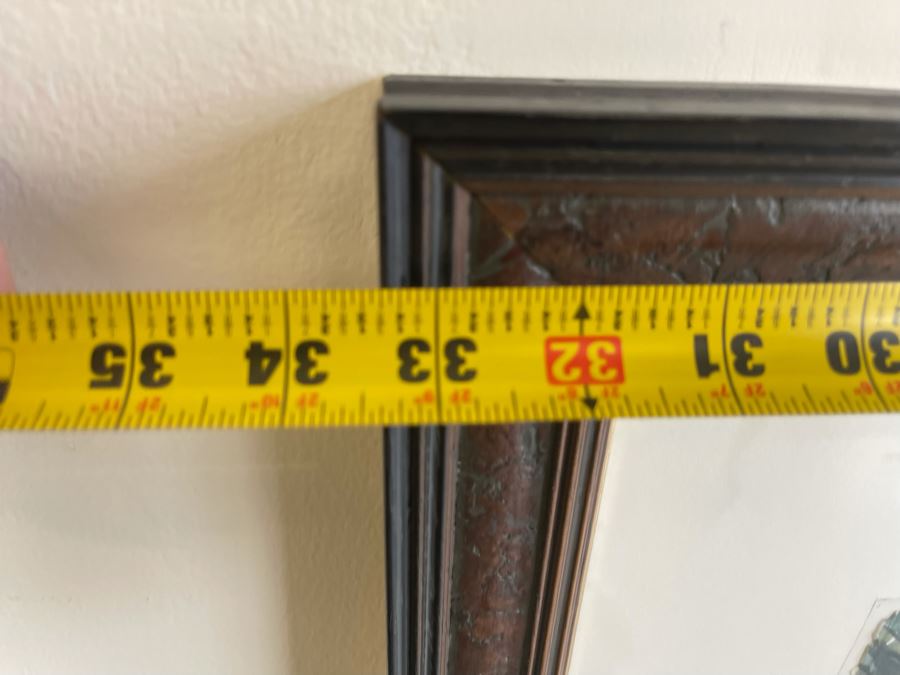 Original Watercolor Painting By Toni Linowitz Titled 'Green Street' 22 X 31 Framed 33 X 42 [Photo 10]