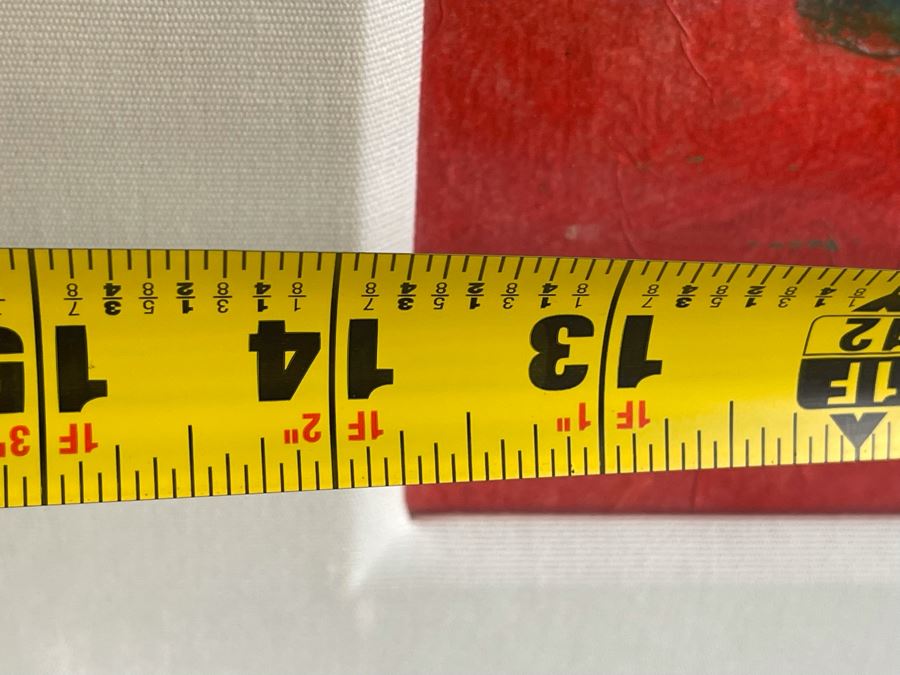 Original Painting Of Artichokes By Zella Dickinson 14 X 12 Framed 23 X 20 [Photo 10]