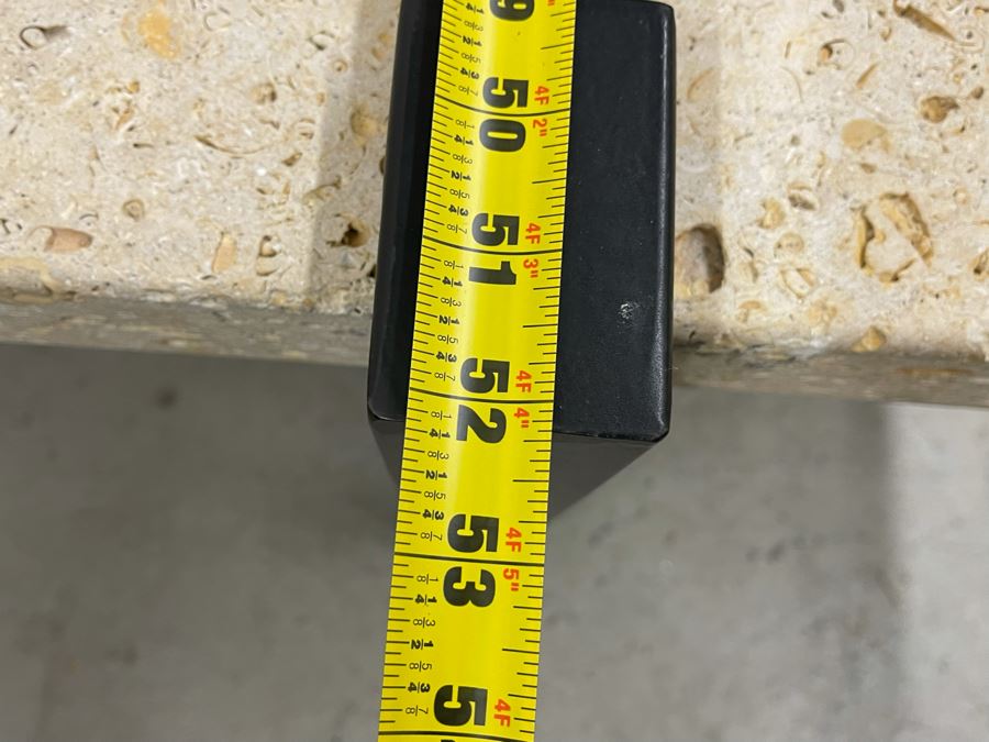 Metal Base With Concrete Top Coffee Table Possibly Kreiss Furniture 52W X 38D X 19.5H [Photo 9]