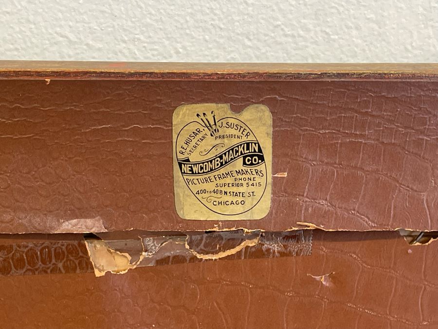 Original Watercolor Painting Signed Tenison 20.5 X 13 Framed 25 X 18 [Photo 15]