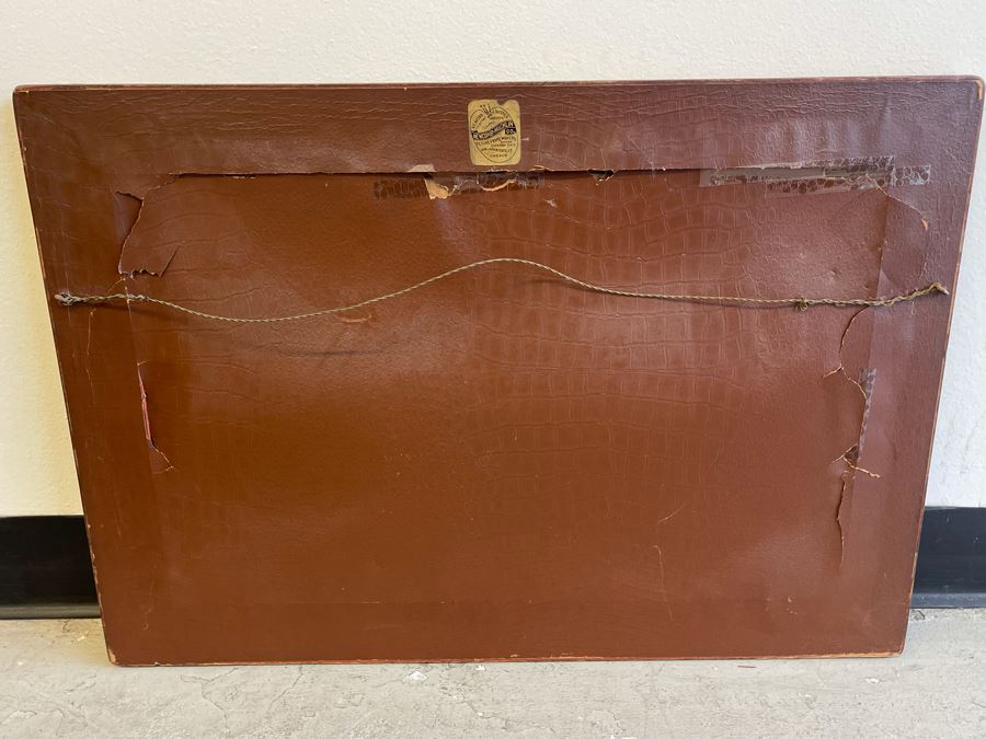 Original Watercolor Painting Signed Tenison 20.5 X 13 Framed 25 X 18 [Photo 14]