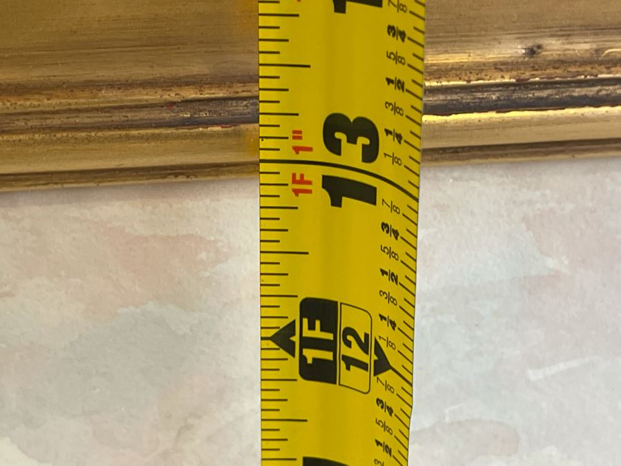 Original Watercolor Painting Signed Tenison 20.5 X 13 Framed 25 X 18 [Photo 11]