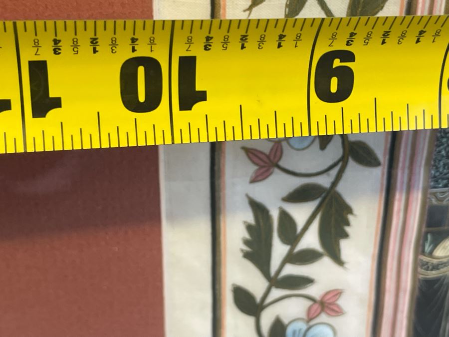 Original Vintage Indian Scene Painting 10 X 12.5 Framed 17.5 X 22H [Photo 10]