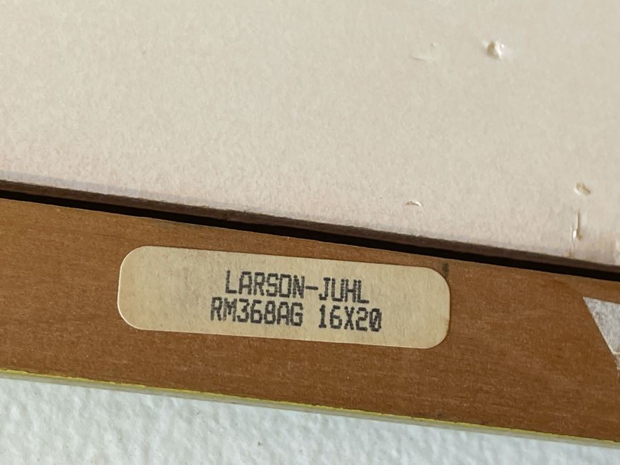 Original Vintage Indian Scene Painting 10 X 12.5 Framed 17.5 X 22H [Photo 13]