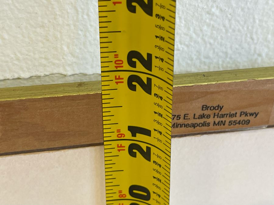 Original Vintage Indian Scene Painting 10 X 12.5 Framed 17.5 X 22H [Photo 15]