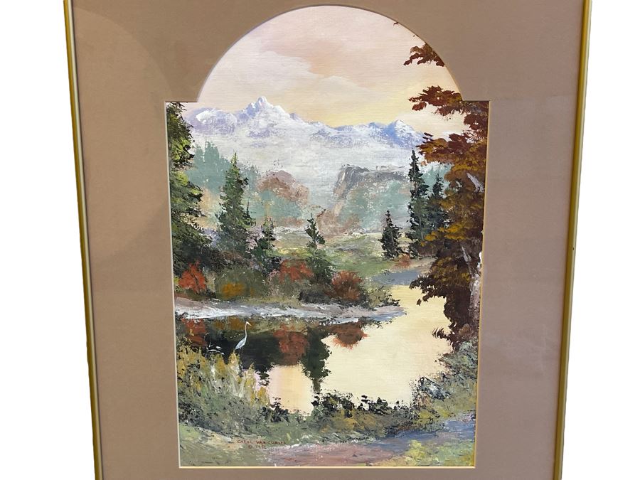 Original Carol Van Curler Painting Framed [Photo 1]