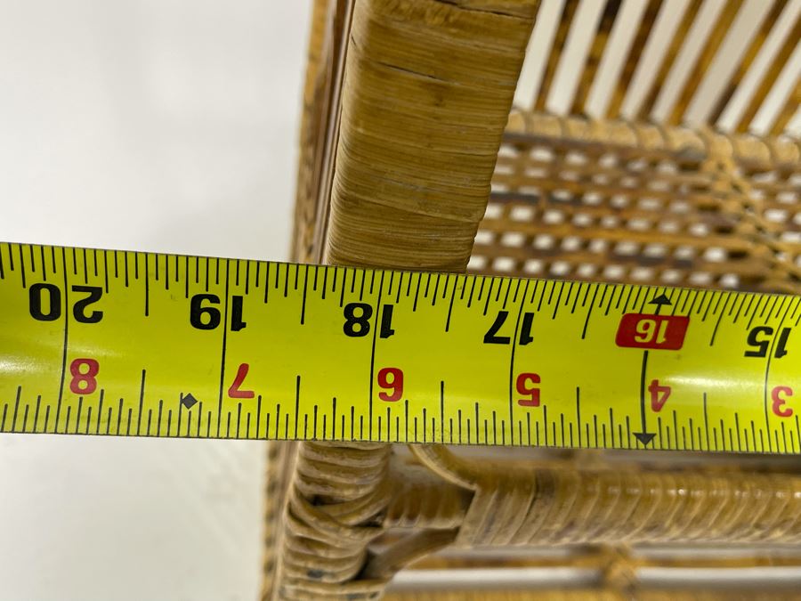 Rattan Wall Shelf 18.5W X 7D X 21H [Photo 5]