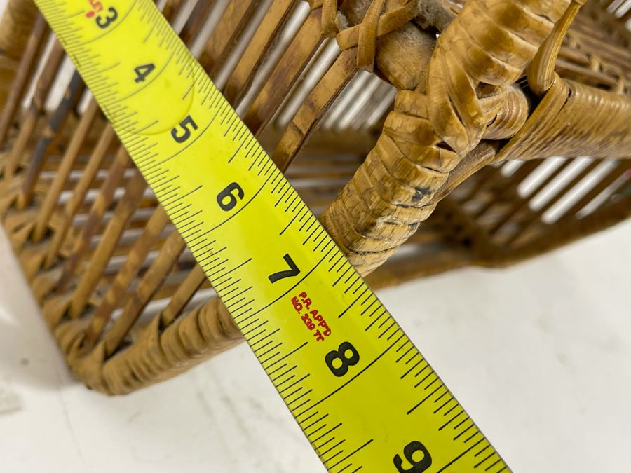 Rattan Wall Shelf 18.5W X 7D X 21H [Photo 6]