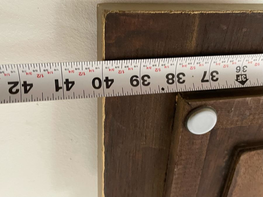 Black & Gold Wooden Wall Mirror 40 X 40 [Photo 7]