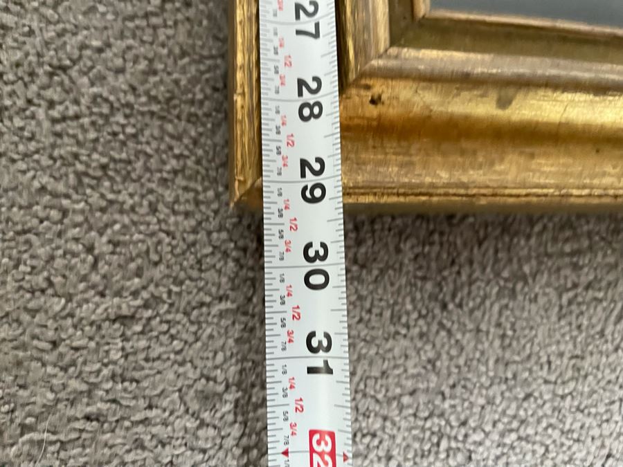 Original Abstract Expressionist Painting 36 X 24 Framed 41 X 29 [Photo 13]