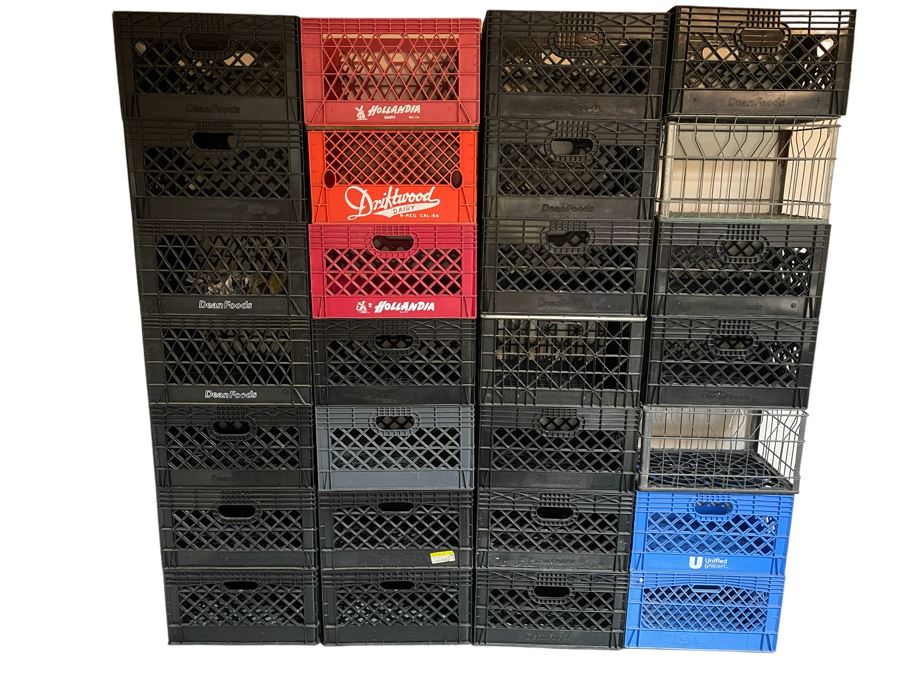 (28) Milk Crates [Photo 1]