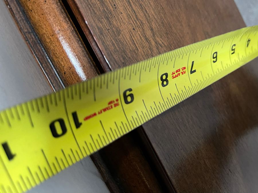 Kindel Drop Leaf Table 25W X 27D X 27H Each Leaf Is 9' [Photo 11]