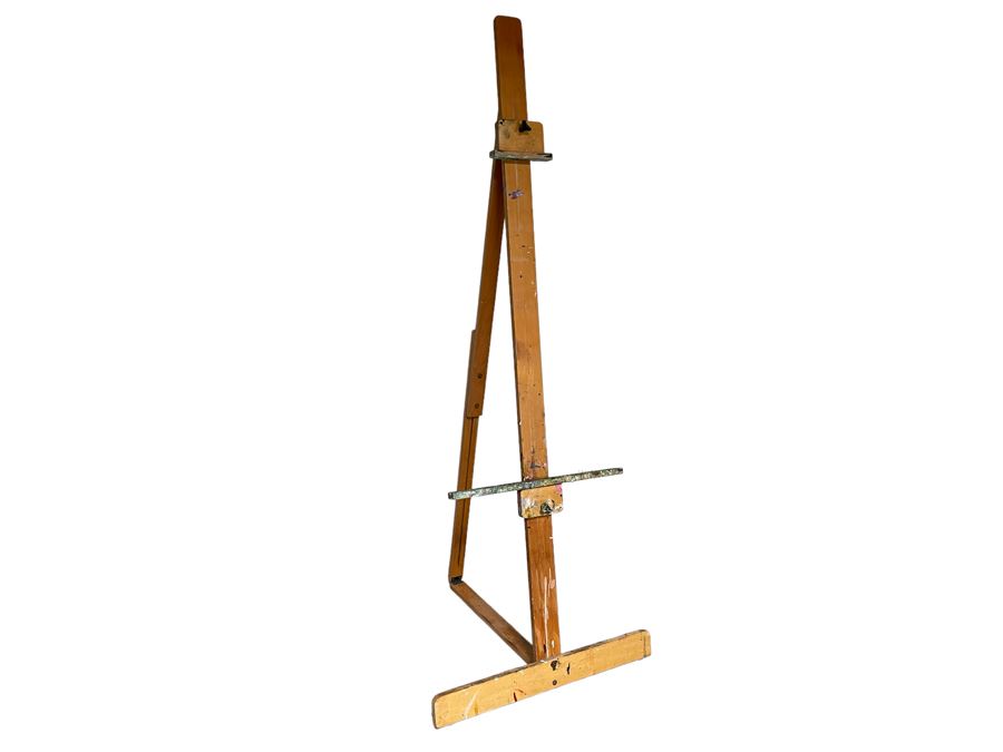 Wooden Artist Easel From Artist By Joan Lohrey 28W X 24D X 71H [Photo 1]