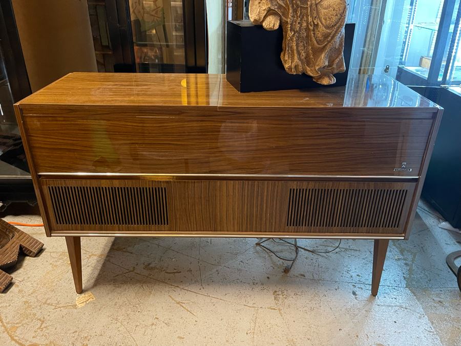 Mid-Century Grundig Stereo Console - Needs Servicing 48W X 16D X 30H [Photo 6]