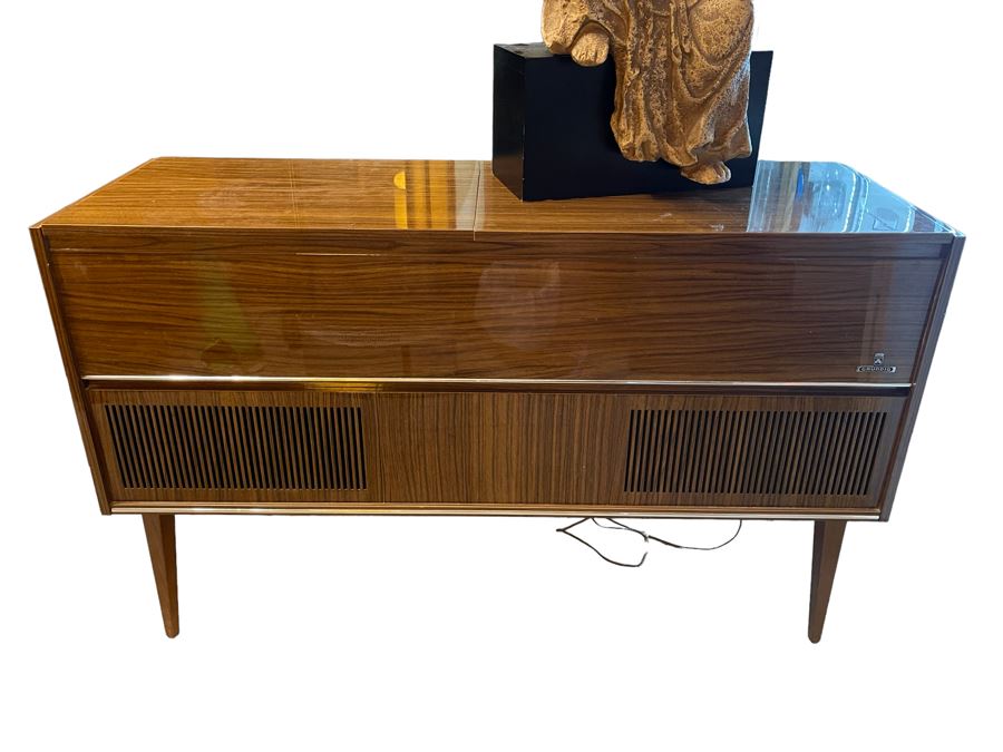 Mid-Century Grundig Stereo Console - Needs Servicing 48W X 16D X 30H [Photo 1]