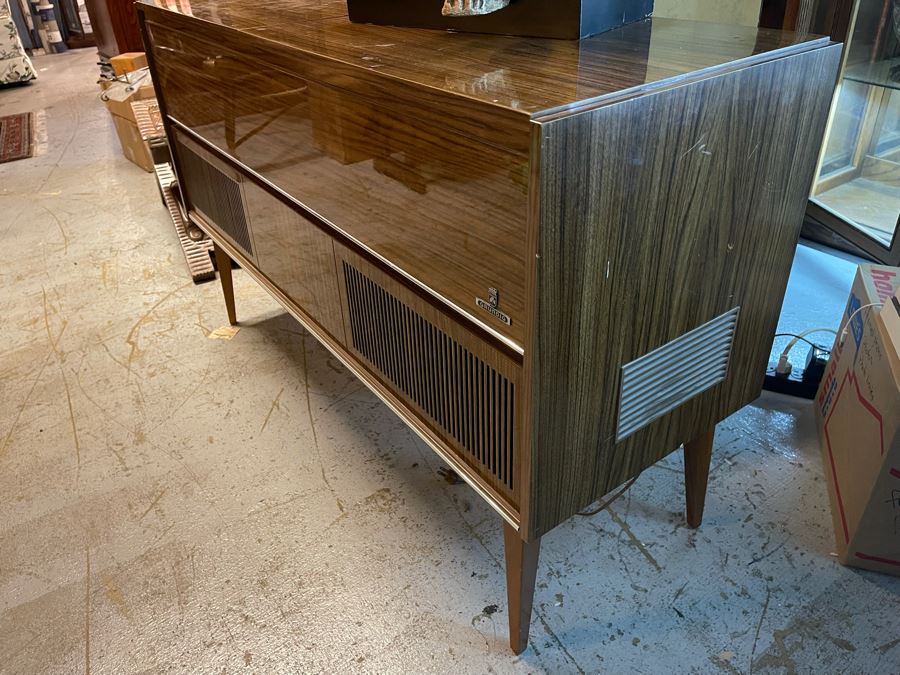 Mid-Century Grundig Stereo Console - Needs Servicing 48W X 16D X 30H [Photo 8]