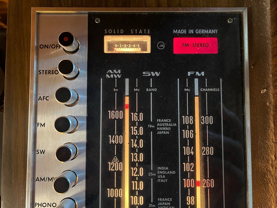 Mid-Century Grundig Stereo Console - Needs Servicing 48W X 16D X 30H [Photo 10]